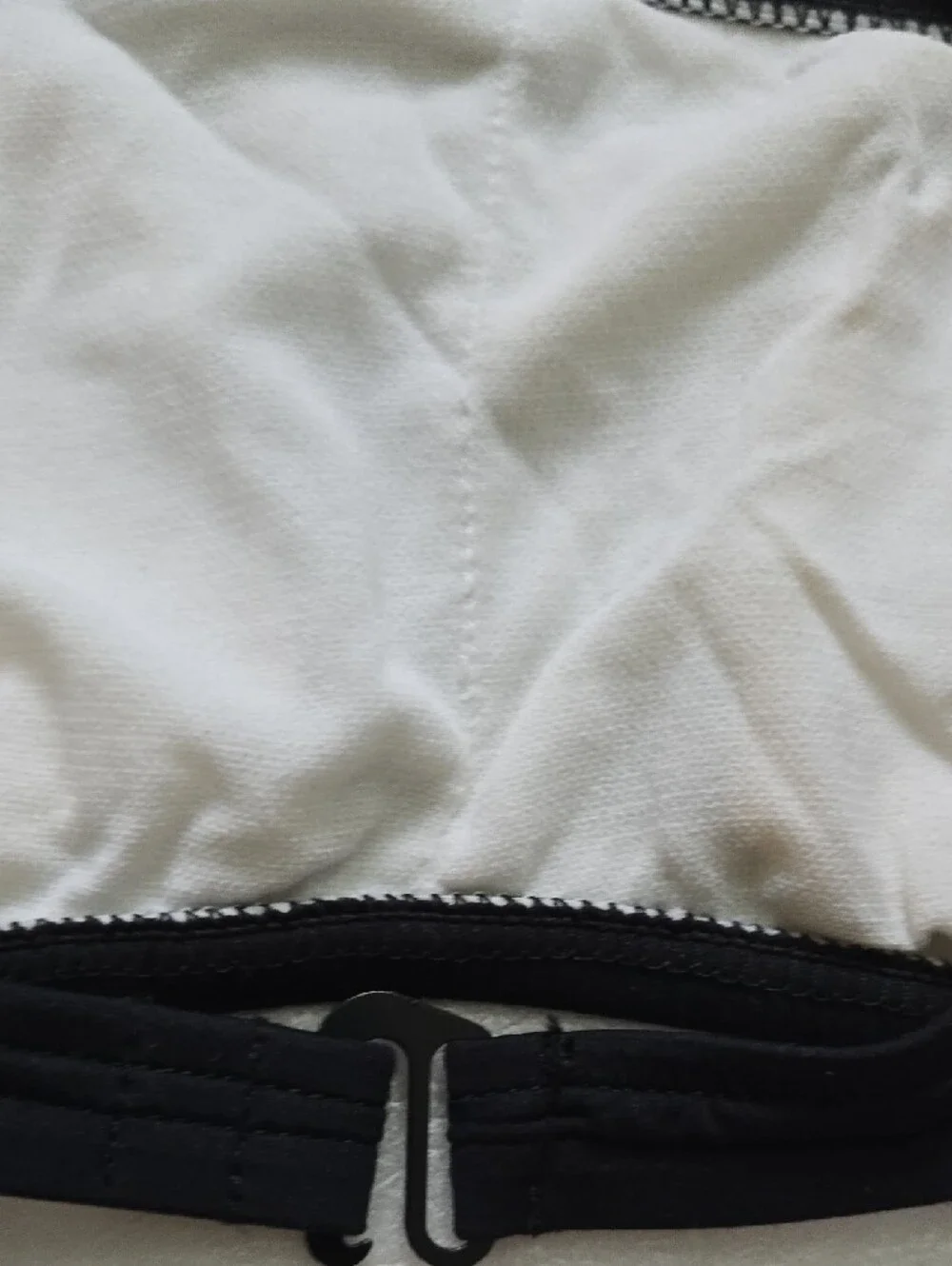 bebe Black and White Two-Piece Bikini Set